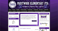 Desktop Screenshot of frostwoodpta.com